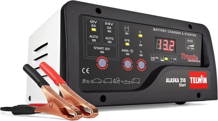 Actual product image Telwin ALASKA 210 START battery charger (12V, 24V, 150 A)