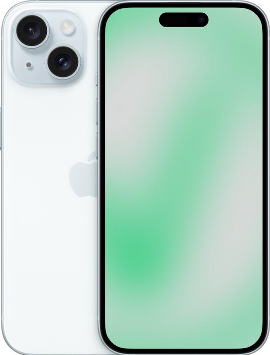 Revendo iPhone 15 (256 GB, Blau, 6.10", 48 Mpx, SIM + eSIM, A / Wie neu)