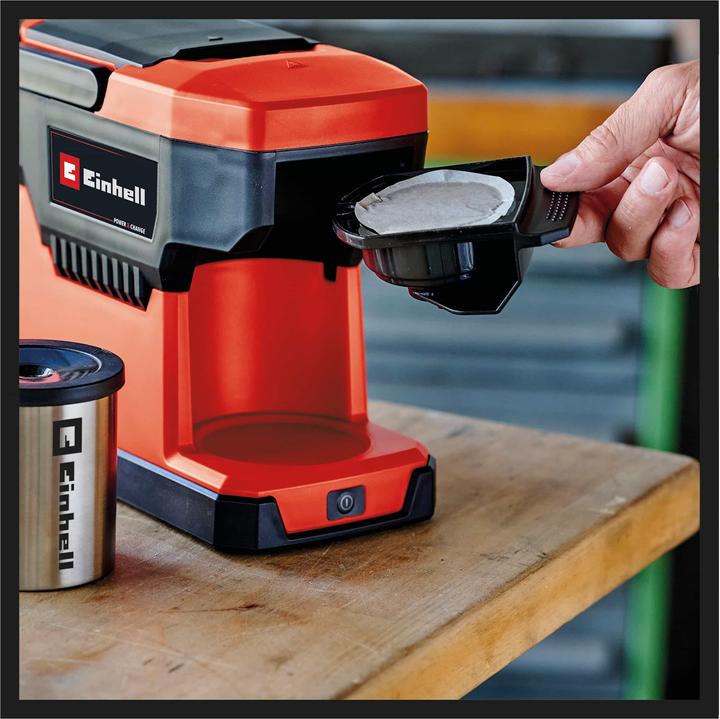 Produktbild Einhell Akku-Kaffeemaschine » TE-CF 18 Li-Solo « Inkl. Edelstahl-Tasse
