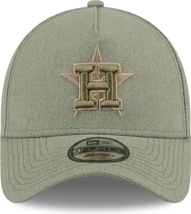Actual product image New Era A-Frame Trucker Canvas Cap - Houston Astros olive (One size)