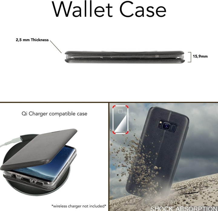 Produktbild Nalia Klapphülle (Samsung Galaxy S8)