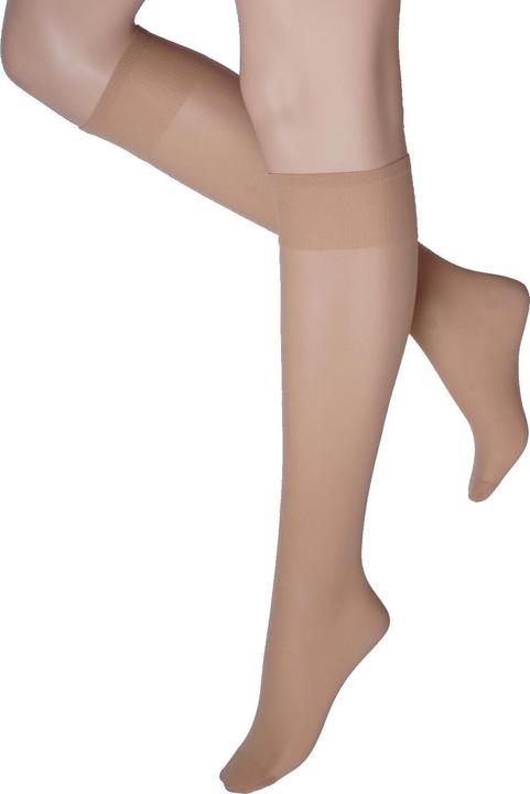 Actual product image Levee My size (pack of 6) fine knee-length socks, colour 222 teint, size 35-38 (20 DEN, 35 - 38)