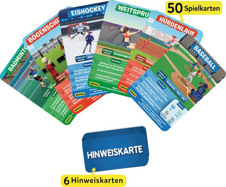 Produktbild HCM Kinzel 10 Mal darfst du raten - Welt des Sports (Deutsch, 2 - 6 Spieler)