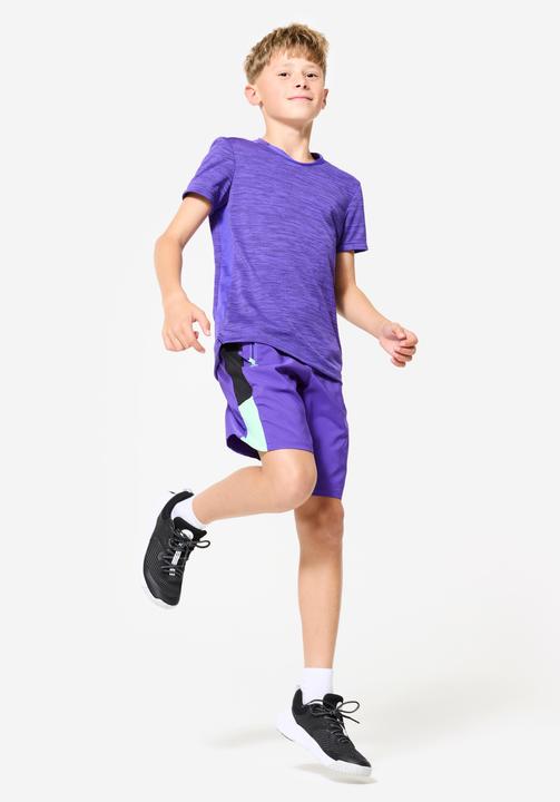 Produktbild Domyos T-Shirt Kinder Funktionsshirt atmungsaktiv - violett (10XL, 11XL, 12XL)