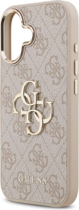 Produktbild Guess Back panel cover Apple iPhone 17 PU Leather 4G Metal Logo Gold Frame MagSafe Case Pink (Apple iPhone 17)