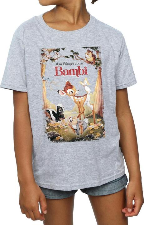 Produktbild Disney Bambi Retro Poster TShirt Mädchen (128)