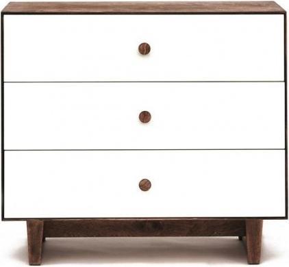 Image du produit Oeuf Commode à langer "Merlin 6" (base : Rhea), noyer