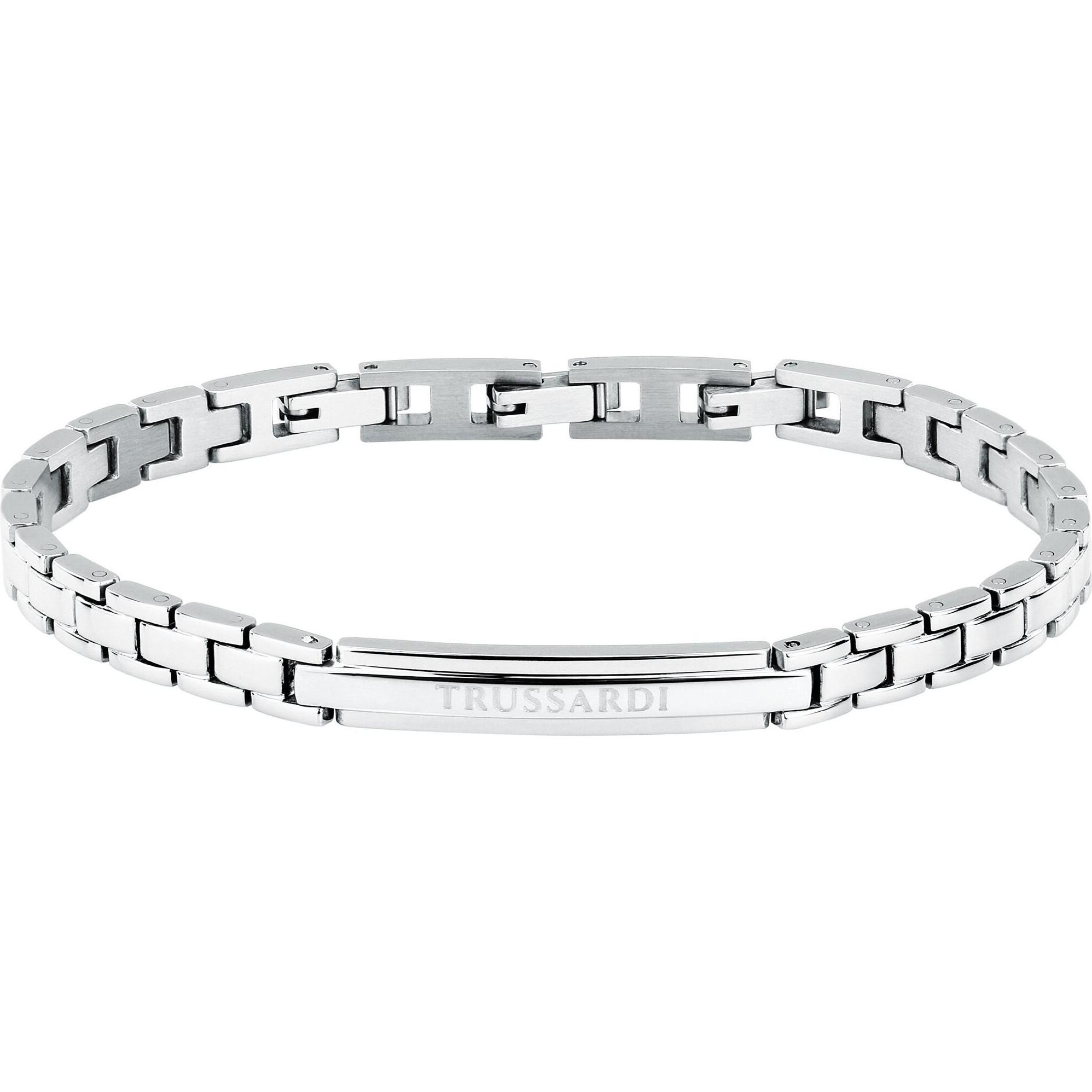 Trussardi, Bracciale, - Timeless steel bracelet for men T-Steel TJAXV24