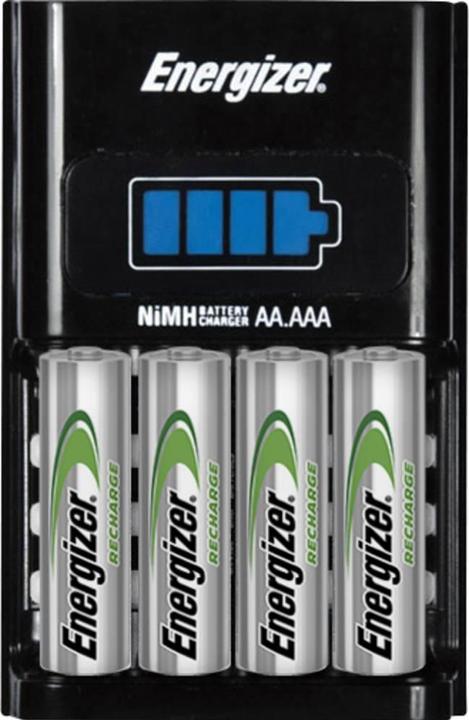 Image du produit Energizer Recharge 1 heure (4 pcs, AA, AAA, 2300 mAh, Piles rechargeables + chargeur)