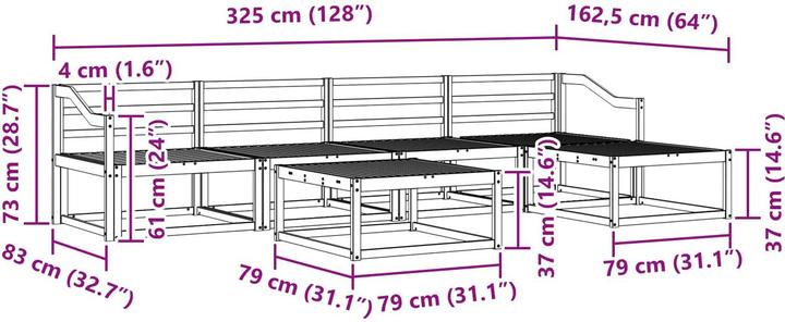 Produktbild vidaXL Sofa Set