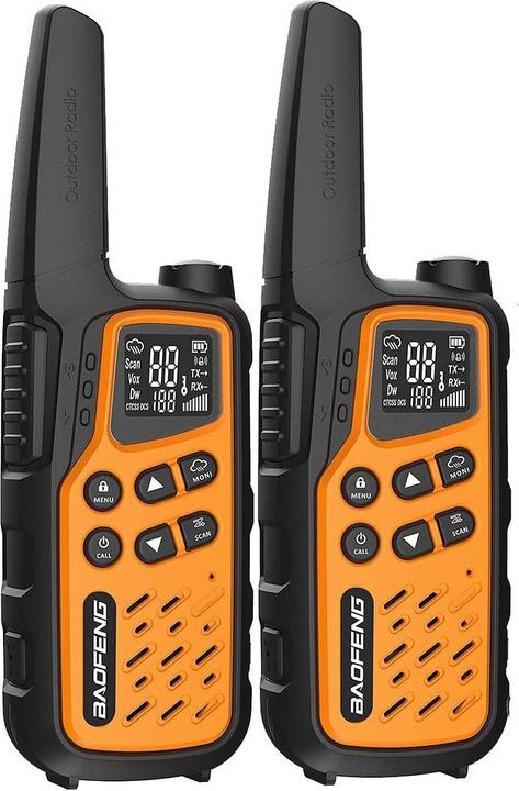 Baofeng Walkie-Talkie BF-T25E Orange (10 km)