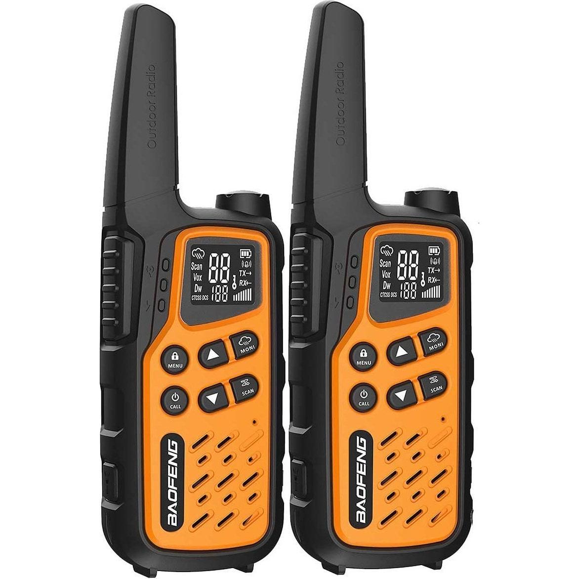 Baofeng Walkie-Talkie BF-T25E Arancione (10 km), Walkie-talkie, Arancia