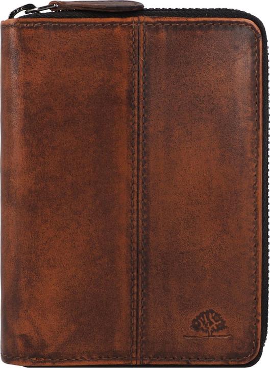 Produktbild Greenburry Destressed Geldbörse RFID Schutz Leder 13 cm