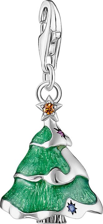 Immagine prodotto Thomas Sabo Ciondolo albero di Natale in argento (Smalto, Argento 925)