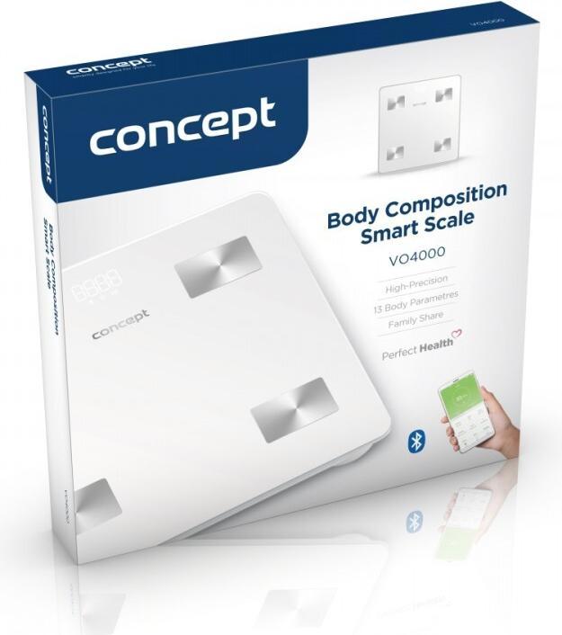 Produktbild Concept VO4000 Personenwaage Rechteck Elektronische Personenwaage (180 kg)