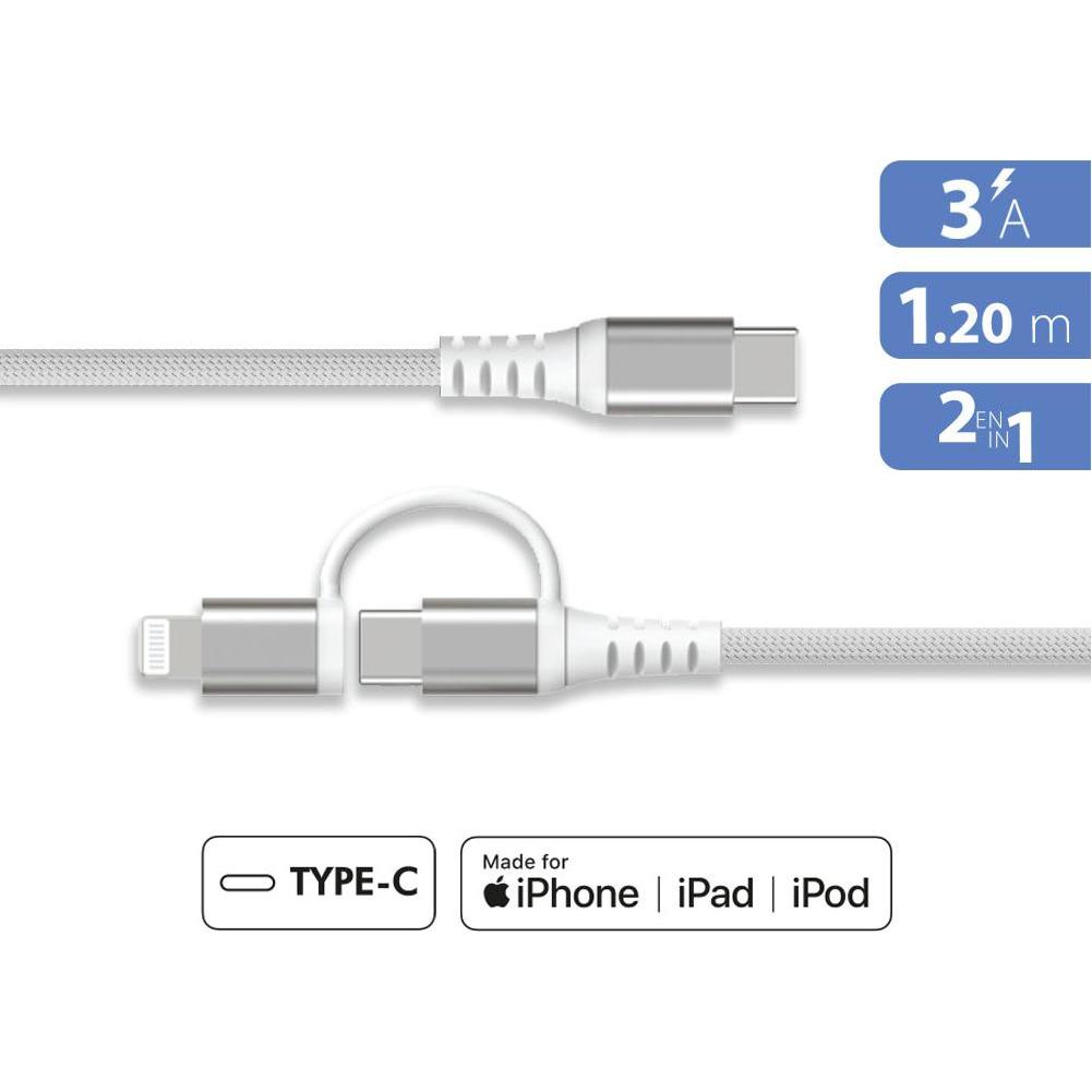 Thumbnail - Force Power FPLI2EN1CMFICRW USB-Kabel, USB Kabel