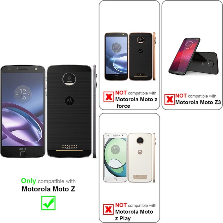 Produktbild Cadorabo Displayschutzglas (3 Stück, Motorola Moto Z)