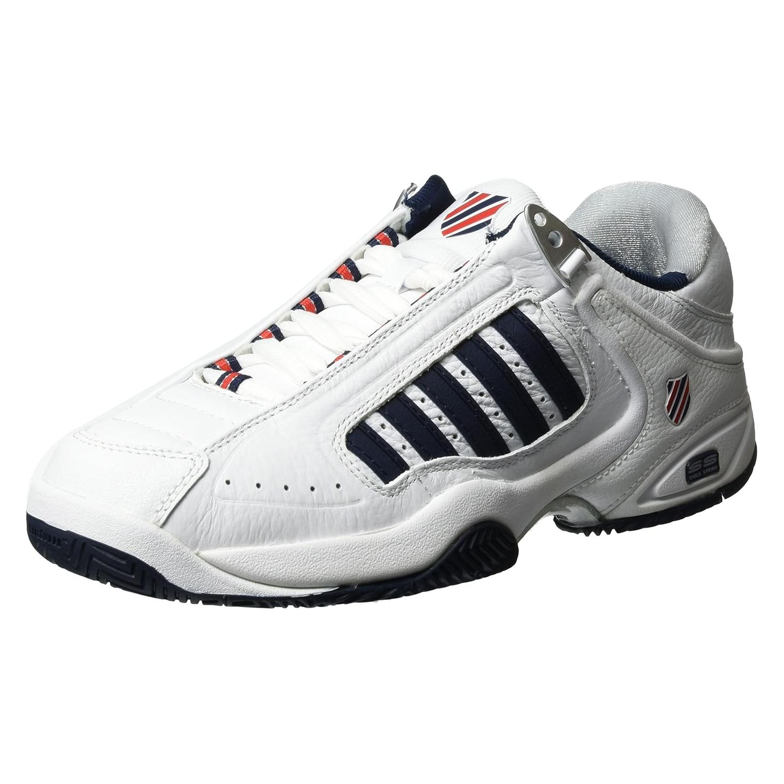 K-Swiss, Herren, Tennisschuhe, Schuhe Defier Rs (42.5), Blau, Rot, Weiss