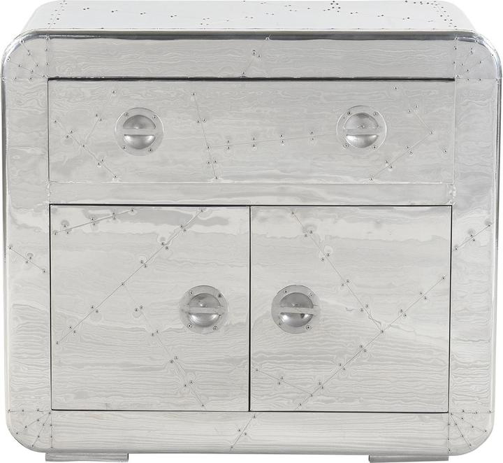 Image du produit SIT Möbel Commode Aero argent (80 x 90 x 40 cm)