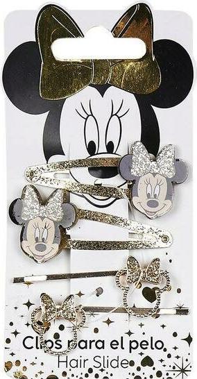 Minnie Mouse Minnie - Haarschmuckclips 4 Stück, gold
