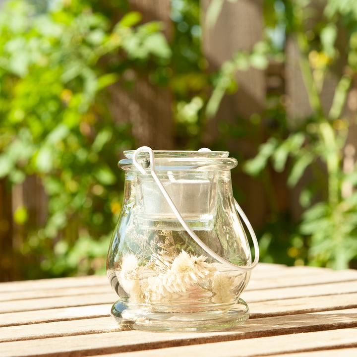 Actual product image Casativo Lantern with dried flowers (1 x)