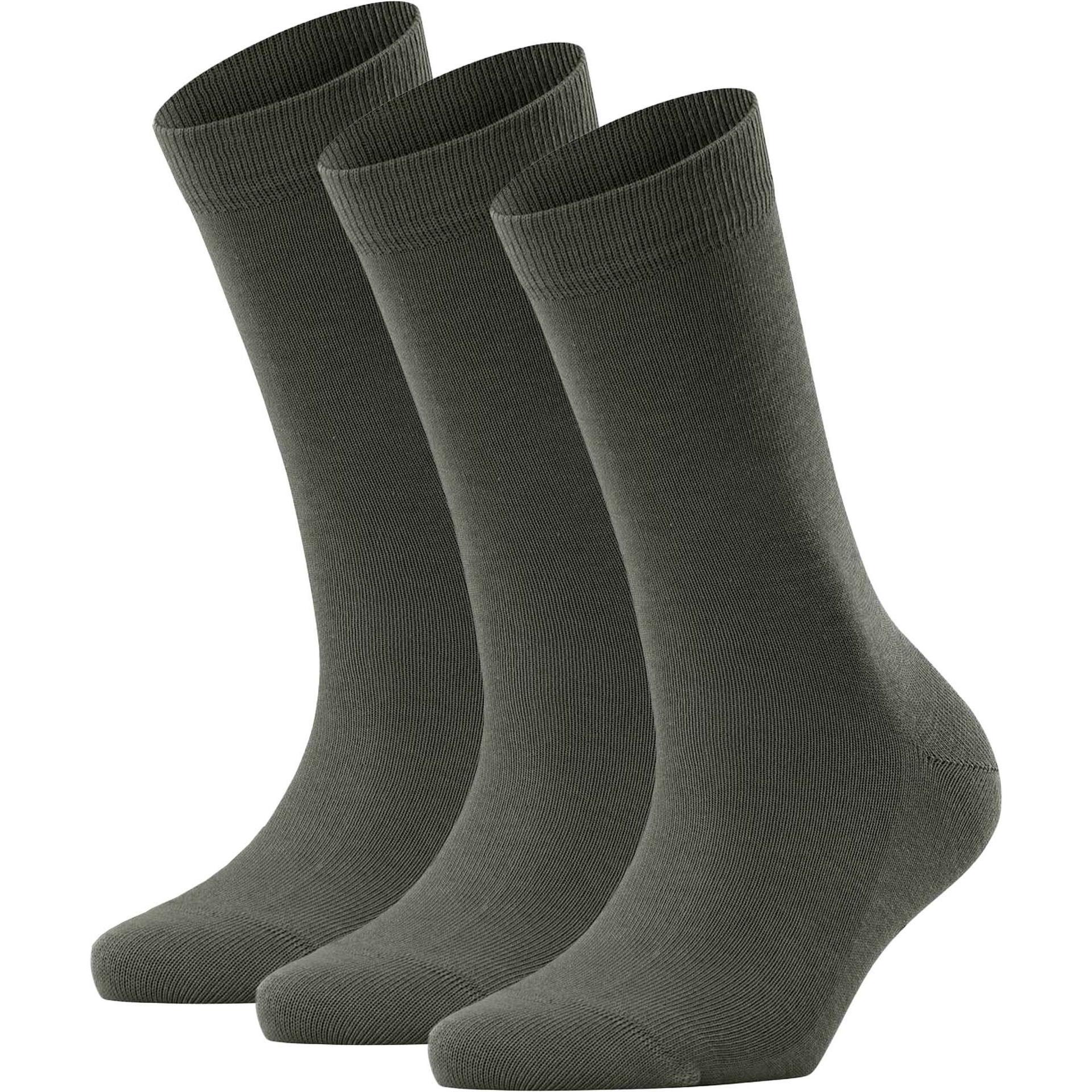 Falke, Damen, Socken, Family SO, Grün, (3er Pack, 35 - 38)