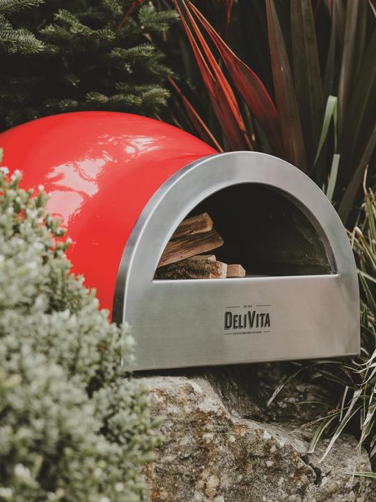 Immagine prodotto Delivita Forno per pizza Chilli Red (Legno del forno per pizza)