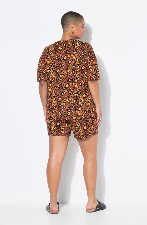 Image du produit Studio Untold Pyjama deux pièces (short), imprimé léopard (58)