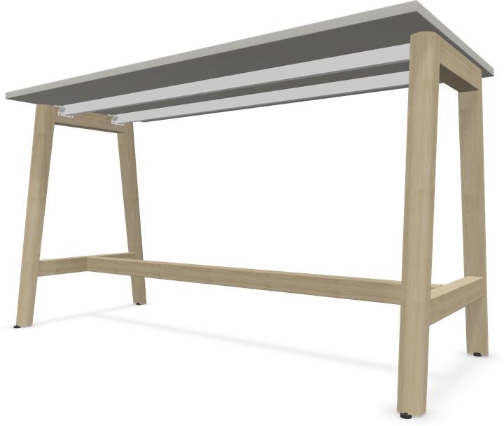 Actual product image Narbutas Nova Wood high table (160 x 70 x 90 cm)