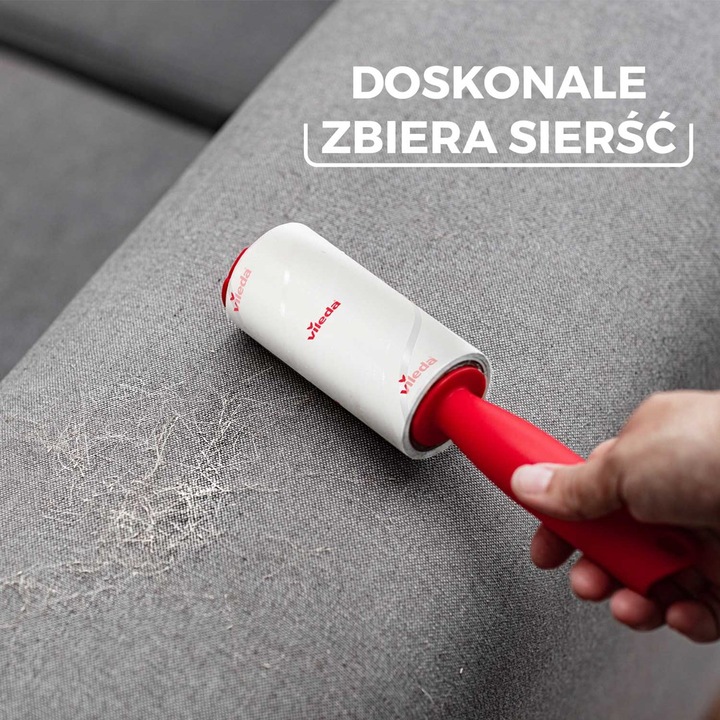 Image du produit Vileda Balai adhésif pour textiles 58 couches (Chien, Chat)