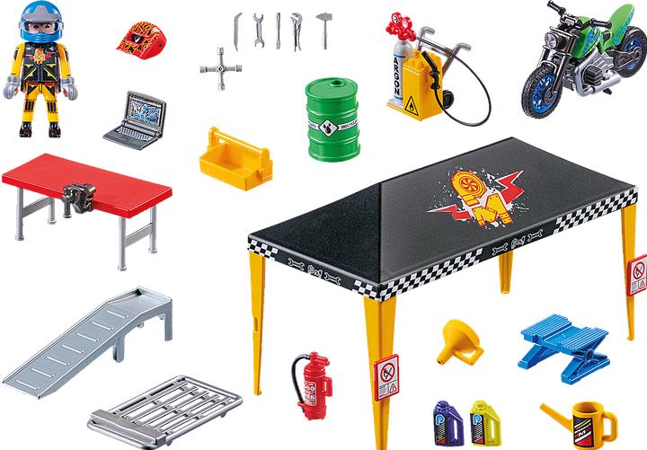 Produktbild Playmobil Stuntshow Werkstattzelt (70552, Playmobil Stuntshow)