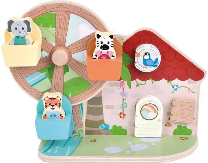 Produktbild small foot Motorikspielzeug Riesenrad „Jungle Friends“