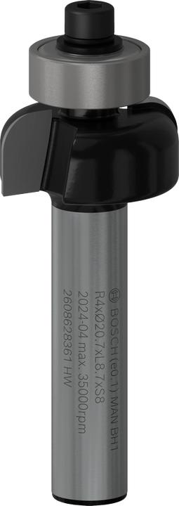 Actual product image Bosch Professional Zubehör Chamfer cutter, 8 mm, R1 4 mm, D 20.7 mm, L 9 mm, G 53 mm