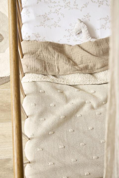 Actual product image Meyco Knots teddy baby blanket
