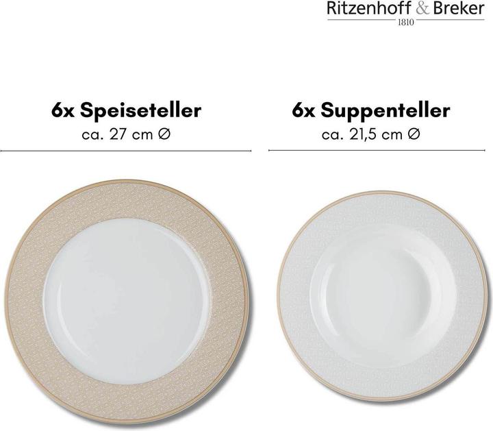 Actual product image Ritzenhoff & Breker Geo Tafelservice (12 pcs.)