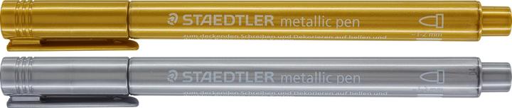 Produktbild Staedtler Metallic Marker gold/silb. 2er (2x)