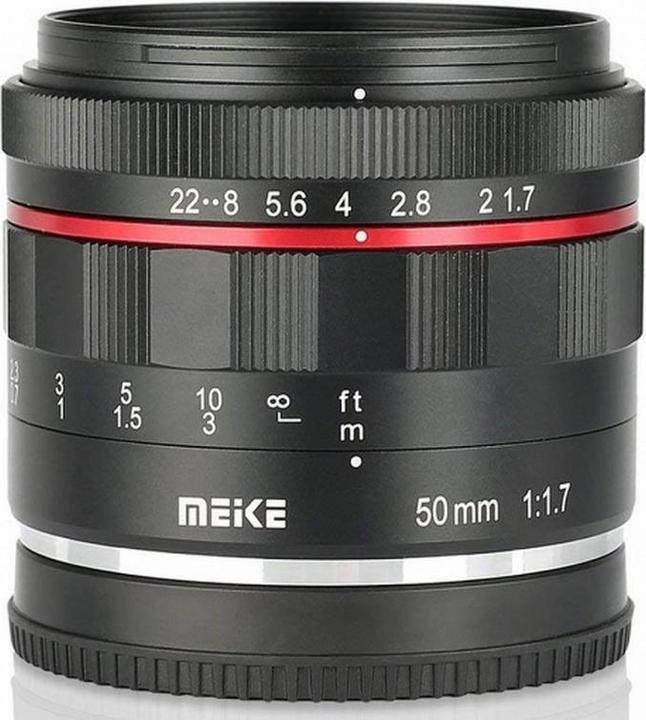 Actual product image Meike 50mm f/1.7, Sony E (Sony E, full size)