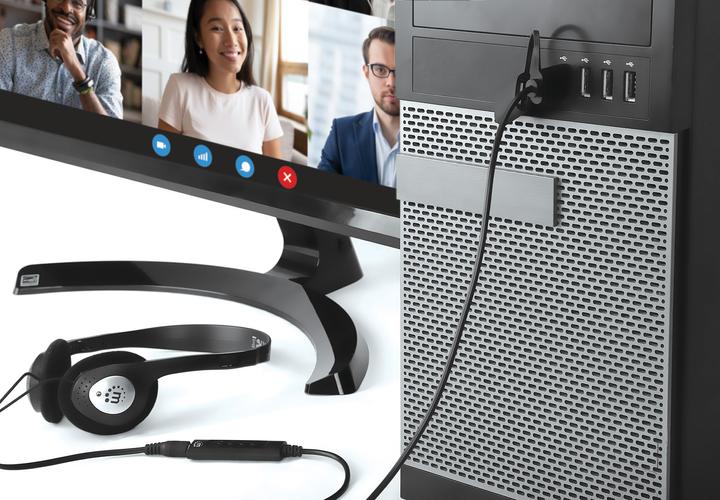 Image du produit Manhattan Câble adaptateur audio 2 en 1 (Adaptateur de casque)