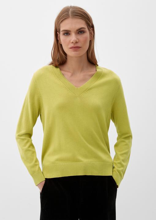 Actual product image s.Oliver Strickpullover Strickpullover aus Baumwollmix (46)