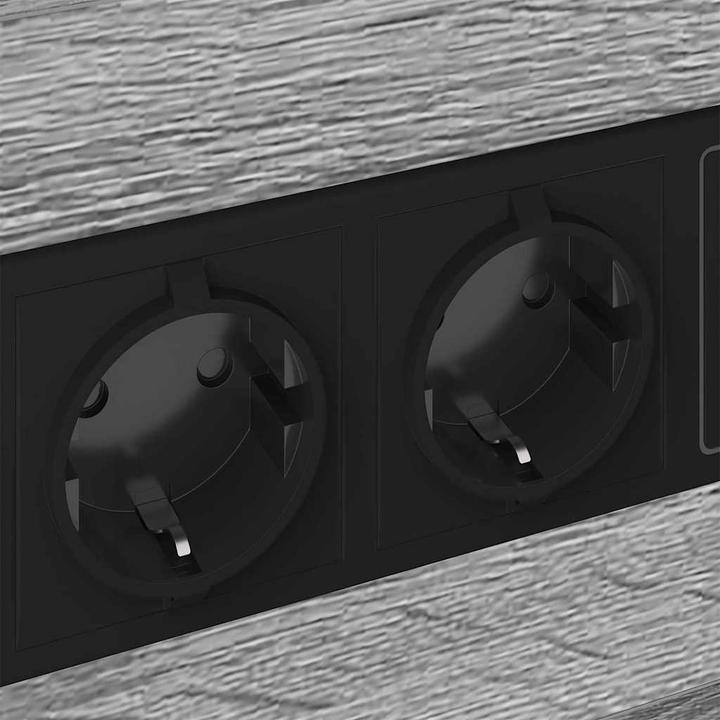Actual product image vidaXL Bedside table (31 x 31 x 60 cm)