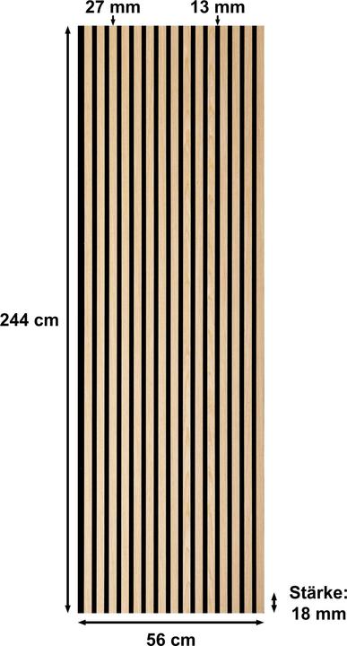 Produktbild Sonido Akustikpaneel New Light Oak