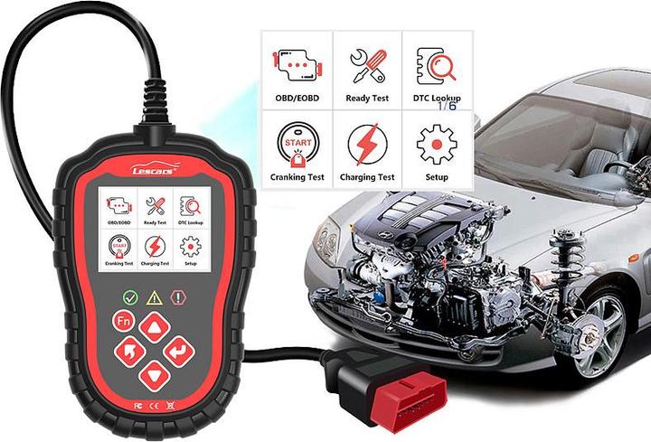 Image du produit Lescars Appareil de diagnostic OBD2
