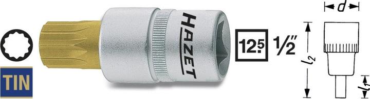 Produktbild HAZET Steckschlüsseleinsatz (10  mm)