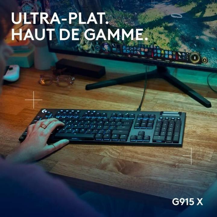 Image du produit Logitech G915 X WIRED G KB (FR, Filaire)