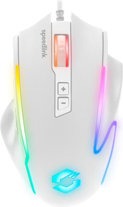 Produktbild Speedlink DECUS NX RGB Gaming Mouse, white (Kabelgebunden)