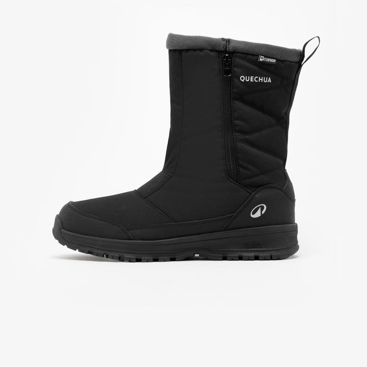 Actual product image Quechua Winterstiefel Herren wasserdicht Reissverschluss - NH100 High Zip schwarz (42)