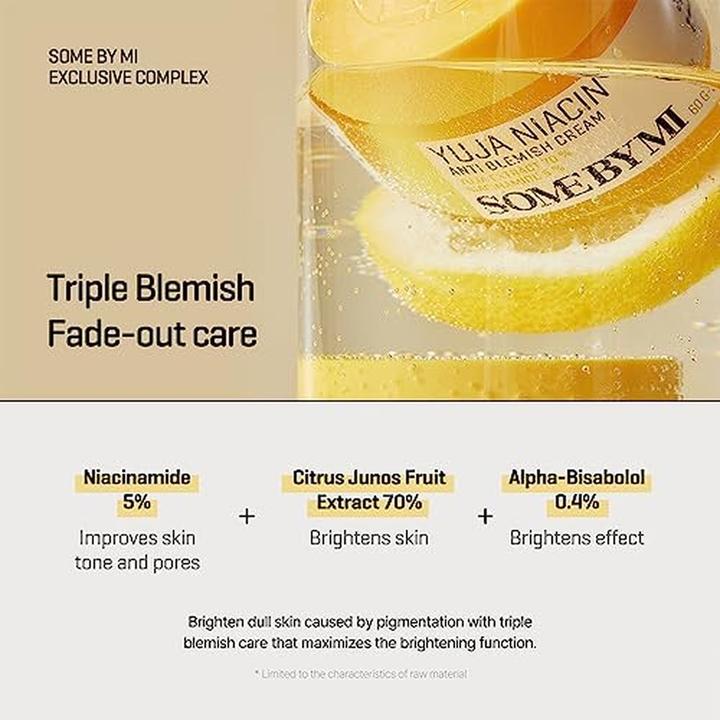 Actual product image Some By Mi Yuja Niacin Anti-Blemish Cream (24h cream)
