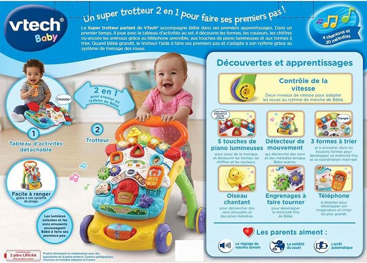 Actual product image VTech Super trotteur 2 en 1