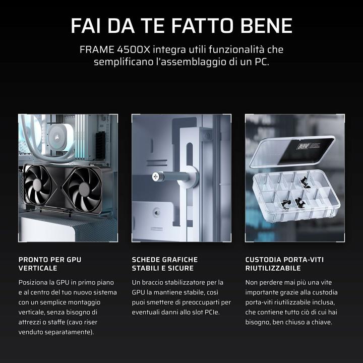 Produktbild Corsair Frame 4500X RS-R ARGB (ATX, E-ATX, mATX, Mini-ITX)