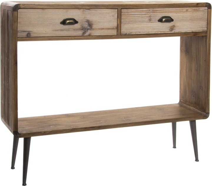 Actual product image DKD Home Decor Console Wood Metal (115 x 30 x 96 cm)